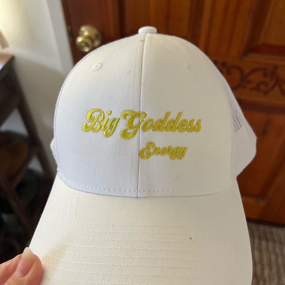 White and Yellow Kids Cap